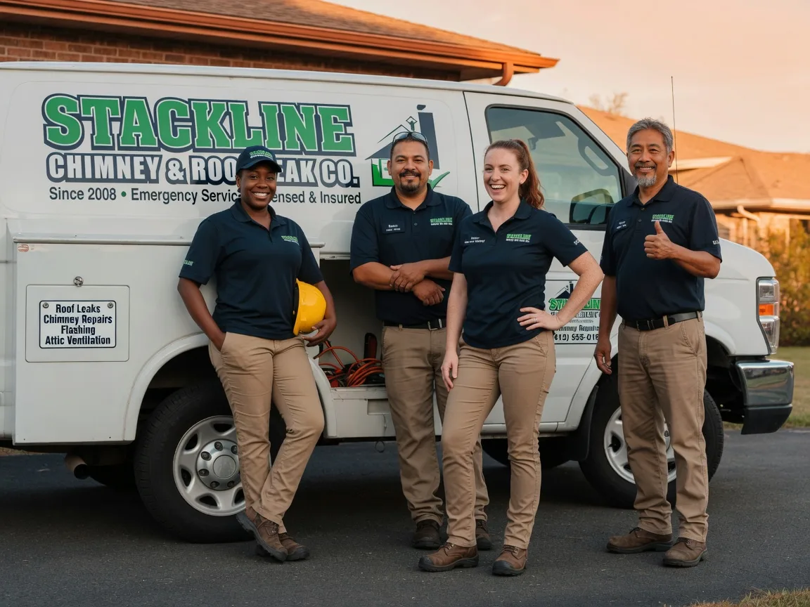 Chimney flashing repair company in Dahlen, ND